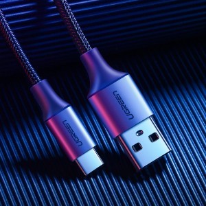 Ugreen USB/USB Type-C kábel QC 3.0 gyorstöltéssel 3A 1m szürke