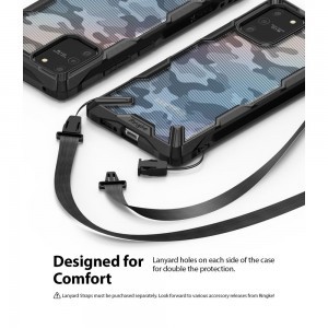 Ringke Fusion X Samsung S10 Lite fekete terepmintás (XDSG0029)