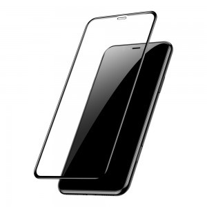 Baseus 0.3mm 3D 9H kijelzővédő üvegfólia iPhone XS/11 Pro fekete (SGAPIPH58S-KC01)
