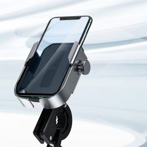 Baseus univerzális kormányra szerelhető biciklis telefon és tükörtartó ezüst (SUKJA-0S)