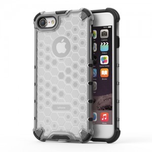 Honeycomb armor TPU tok iPhone 8 / iPhone 7 átlátszó