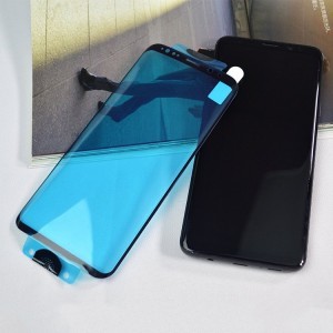 3D Edge Nano Flexi Hybrid kijelzővédő üvegfólia kerettel Samsung S20 Plus fekete