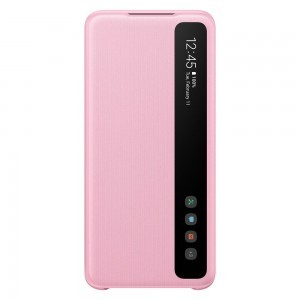 Samsung gyári fliptok intelligens kijelzővel Samsung S20 pink (EF-ZG980CPEGEU)