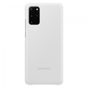 Samsung gyári fliptok intelligens kijelzővel Samsung S20 Plus fehér (EF-ZG985CWEGEU)