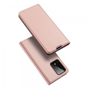Samsung Galaxy S20 Ultra Dux Ducis Skin Pro fliptok rózsaszín telefontok