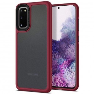 Samsung Galaxy S20 Spigen Color Brick tok Burgundy telefontok