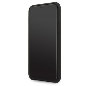 iPhone 11 Pro szilikon tok fekete Karl Lagerfeld Iconic KLHCN58SLFKBK
