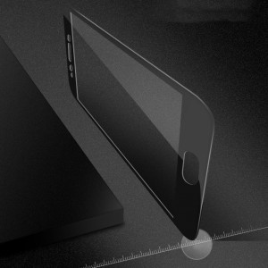 Nano Flexi kijelzővédő hybrid üvegfólia iPhone XR fekete kerettel