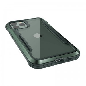 X-DORIA Defense Shield tok iPhone 11 Pro Max mélysötét zöld ütésálló