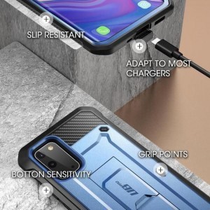 Supcase Unicorn Beetle Pro tok Samsung Galaxy S20 Plus Metallic Blue ütésálló