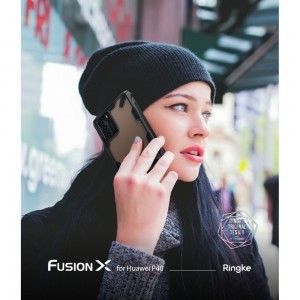 Huawei P40 türkiz zöld Ringke Fusion X tok