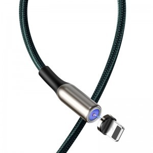 Baseus Zinc mágneses USB - Lightning kábel 1,5A 2m zöld