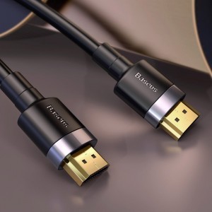 HDMI 2.0 kábel 4K 60 Hz 3D 18 Gbps 3m fekete Baseus Cafule (CADKLF-G01)
