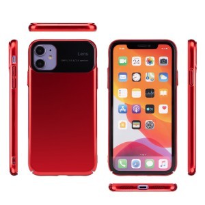 SMD kameravédő slim tok iPhone 11 Pro Max piros