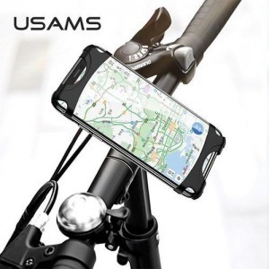 USAMS ZJ053 univerzális biciklis telefontartó fekete