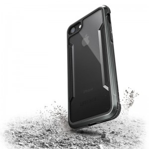 X-DORIA Defense Shield tok iPhone 7/8/SE 2020 fekete ütésálló