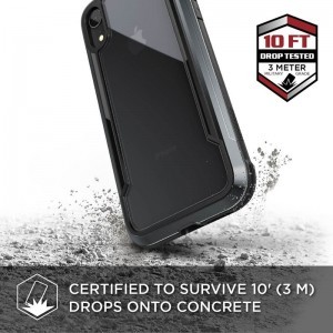 X-DORIA Defense Shield tok iPhone XR fekete ütésálló