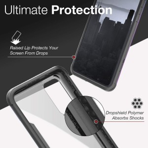 X-DORIA Defense Shield tok Samsung Galaxy S20 Plus fekete ütésálló
