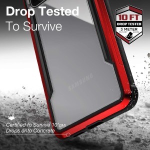 Samsung Galaxy S20 X-DORIA Defense Shield tok piros ütésálló