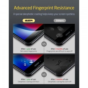 iPhone 7/8/SE 2020 ESR Screen Shield 9H kijelzővédő üvegfólia 2 db