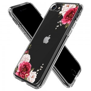 iPhone 7/8/SE 2020/ SE 2022 Spigen Ciel tok Red Floral mintával