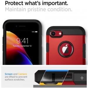 Spigen Tough Armor 2 tok kihajtható támasszal iPhone 7/8 piros