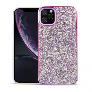 SMD glitter diamond tok iPhone 11 lila