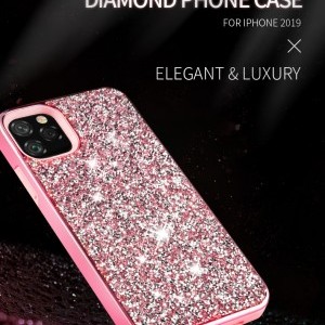 SMD glitter diamond tok iPhone 11 Pro lila
