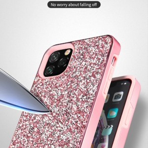 SMD glitter diamond tok iPhone 11 Pro Max ezüst