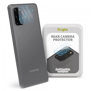 Ringke Invisible Defender 0.25 mm kameralencse védő üvegfólia Samsung S20+ Plus 3 db (IGSG0017)
