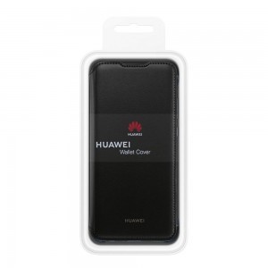 Huawei Wallet Cover Bookcase gyári fekete flip tok Huawei P30 Pro Khaki