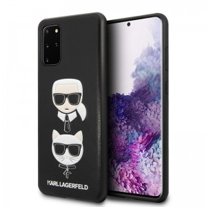 Karl Lagerfeld Embossed Samsung Galaxy S20 Plus tok fekete