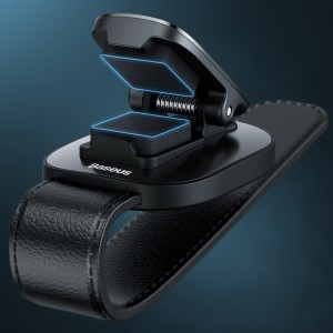 Baseus Platinum autós rögzítő csipesz szemüvegekhez fekete