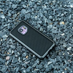 Samsung Galaxy S9 X-DORIA Defense Lux tok fekete szénszál mintás ütésálló