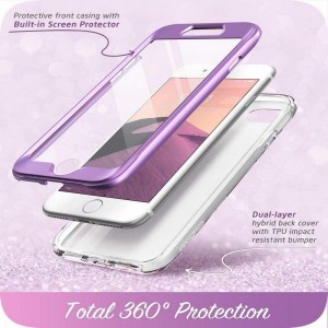 Supcase Cosmo tok iPhone 7/8/SE 2020 lila