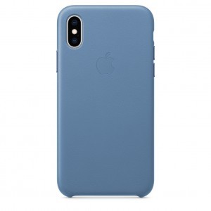 Apple gyári bőr tok Apple iPhone X/XS Cornflower színben (MVFP2ZM/A)