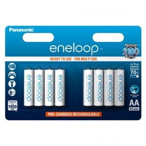 Panasonic Eneloop ceruza akkumulátor 8 db (R6/AA 1900mAh)