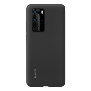 Huawei gyári flexibilis szilikon tok P40 Pro fekete színben (51993797)