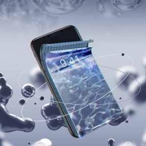 Baseus 0.25 mm 3D 9H kijelzővédő üvegfólia iPhone X/ iPhone XS/ iPhone 11 Pro fekete