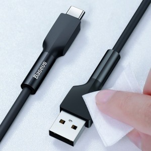 Baseus USB - USB Type-C kábel 3A 1m 480 Mbps piros (CATGJ-09)