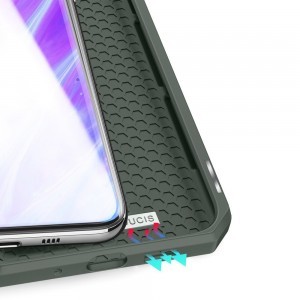 Dux Ducis Skin X fliptok Samsung S20 Plus zöld