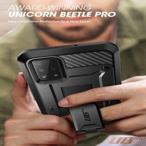 Supcase Unicorn Beetle Pro tok Samsung Galaxy A71 fekete ütésálló