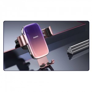Baseus Glaze Gravity univerzális autós telefontartó rózsaszín (SUYL-LG04)