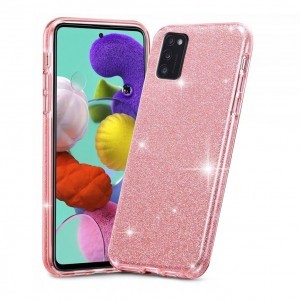 Tech-Protect flitteres csillogó tok Samsung A41 pink