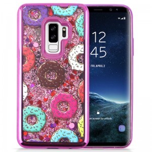 Zizo Liquid Glitter Star tok Samsung Galaxy S9 Plus fánk mintás