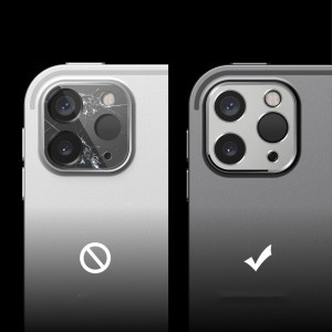Ringke hátlapi kameralencse védő keret iPad 12,9' 2020 / iPad Pro 11' 2020 fekete (ACCS0005)
