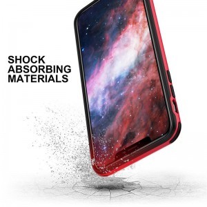 iPhone XS Max Zizo Fuse tok piros-fekete