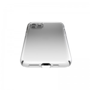 Speck Presidio Perfect-Clear tok Microban bevonattal iPhone 11 Pro Max áttetsző-fehér