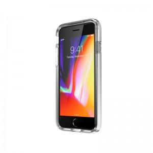 Speck Presidio Perfect-Clear tok Microban bevonattal iPhone 7/8/SE 2020 áttetsző-fehér