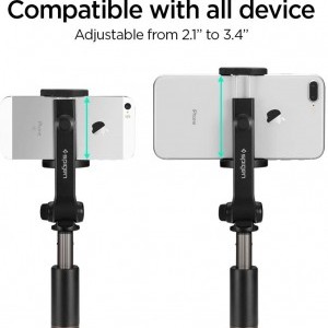 Spigen S540W Velo bluetooth selfiebot és tripod fekete-4
